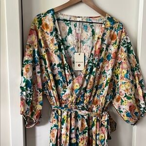 NWT Gorgeous, Flattering lightweight maxi dress from Artesands Floral, US 20-22